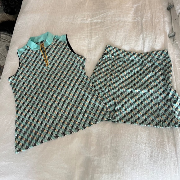 Sport Haley Sleeveless Golf Polo and Matching Skort - Picture 1 of 8